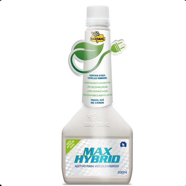 Aditivo Bardahl Max Hybrid 200ml Combustível Para Carros Híbridos Gasolina Flex