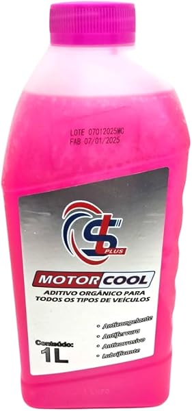 Aditivo Orgânico para Radiador Motor Cool Rosa 1 Litro Concentrado