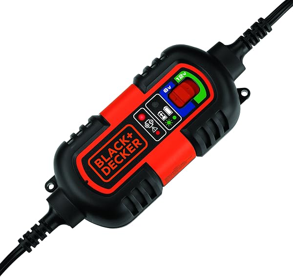 BLACK+DECKER Carregador/mantenedor de bateria BM3B totalmente automático 6V/12V