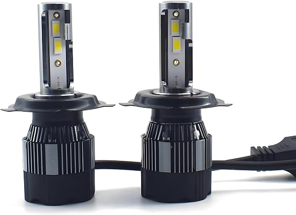 Hanabi 2PCS Lâmpada LED Super Branca Farol Automotivo H4 4800LM