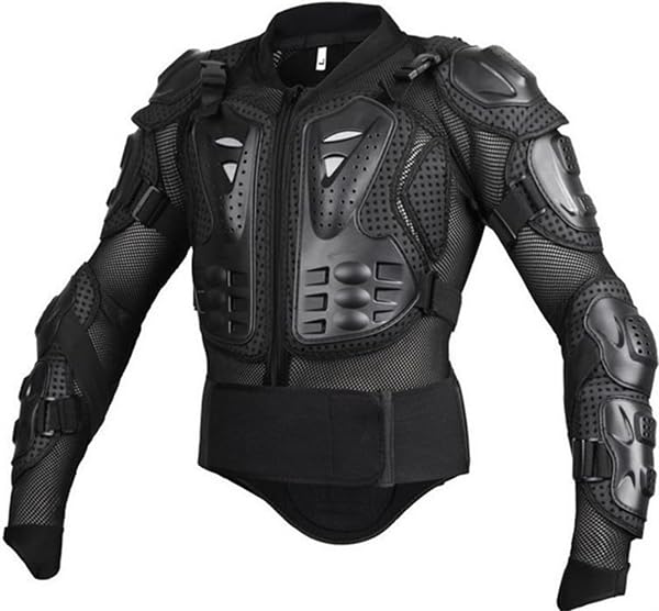 Jaqueta Proteção para Motociclista FytStycale, Preto, XXL