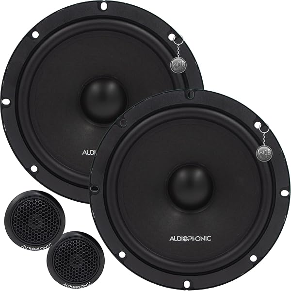 Kit 2 Vias Alto Falante 6,5 Polegadas Audiophonic KN 650
