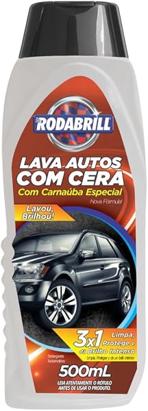 Lava Autos Com Cera Rodabrill 500Ml