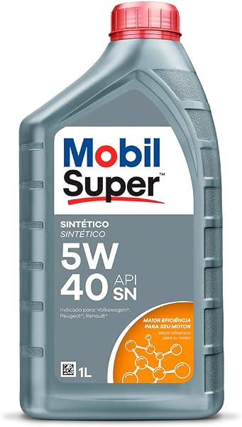 Óleo Lubrificante para Carros Mobil Super 5W-40 Sintético