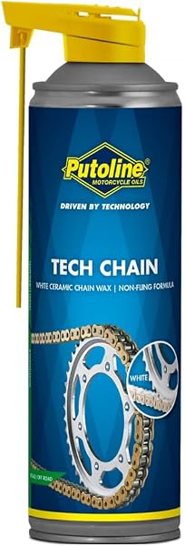Spray Lubrificante Cera Cerâmica para Correntes MX e O-Ring Putoline Tech Chains 500 ml
