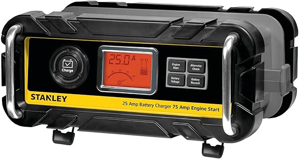 STANLEY BC25BS Carregador de bateria inteligente de 12 V para carro/carregamento marítimo
